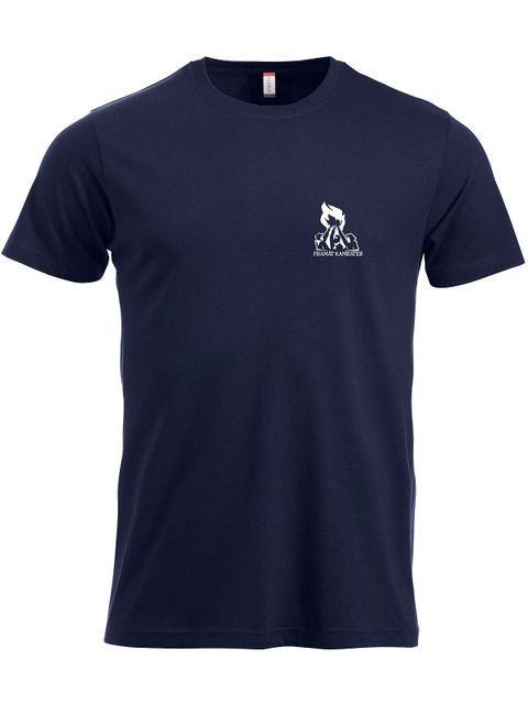 T-shirt, Navy - Framåt Kamrater (liten logo)
