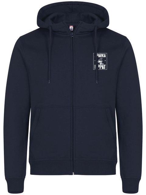 Full Zip Hoodie, Navy - Sparka Uppåt