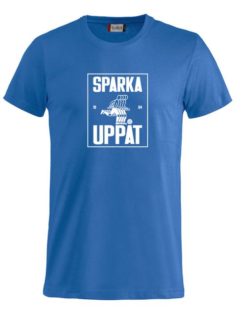 T-shirt Junior, Blue - Sparka Uppåt (stor logo)