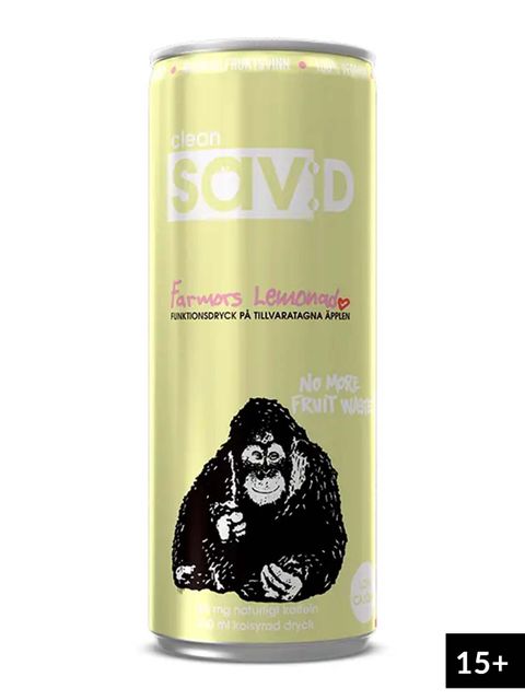 CLEAN Drink - Energy Drink, 33 cl Sav.D Farmors Lemonad