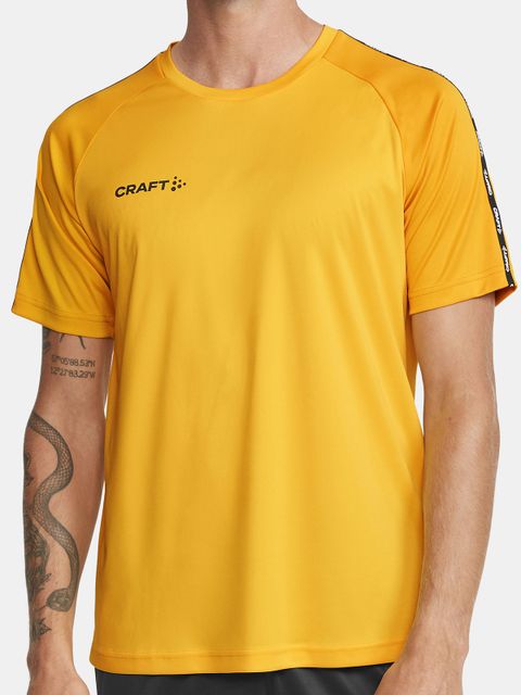 Craft T-shirt SQUAD GO Contrast Craft T-shirt SQUAD GO Contrast Sweden Yellow-Golden