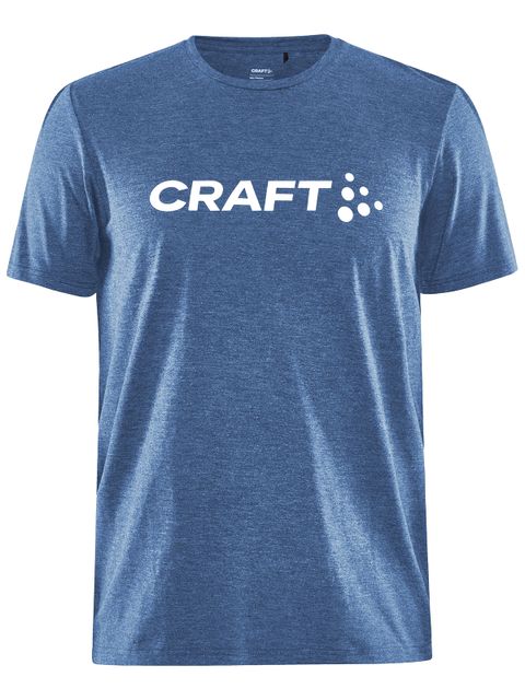 Craft T-shirt Community Logo SS Tee Club Cobolt Melange