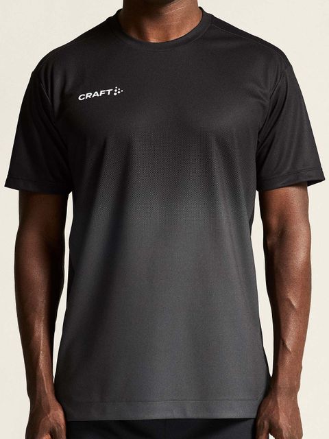 Craft T-shirt EVOLVE 2.0 Structured Graphic Black-Granite