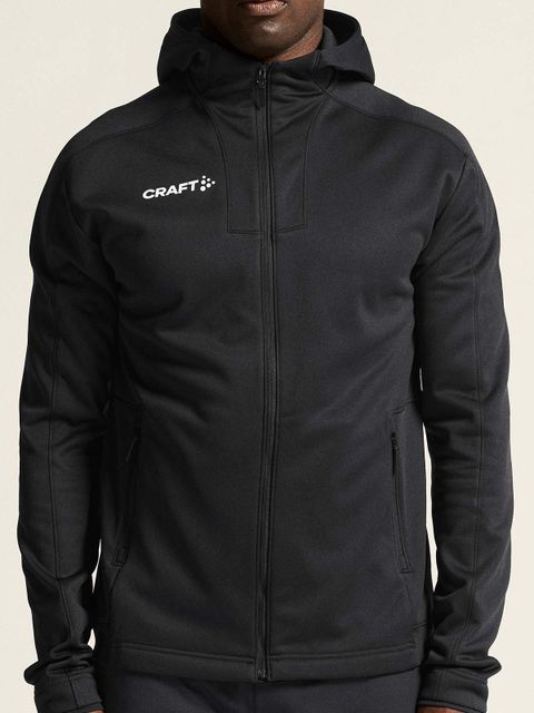 Craft Hoodie EVOLVE 2.0 FZ Brushed Black
