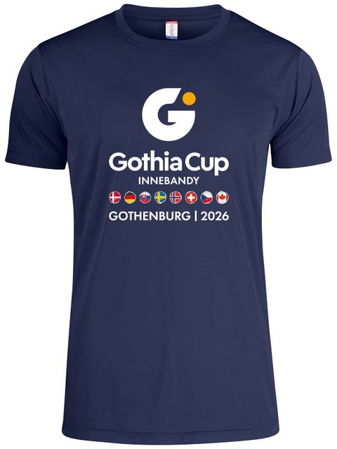 Gothia Cup Innebandy 2026 - Official T-shirt Gothia Cup Innebandy 2026 - Official T-shirt Navy