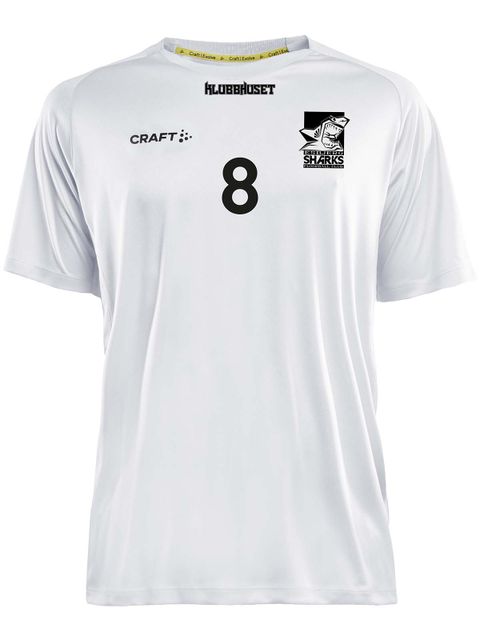 Craft T-shirt Evolve, Vit (Esbjerg Sharks)