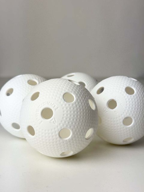 Exel Innebandyboll - Precision F-Liiga (4-pack) White