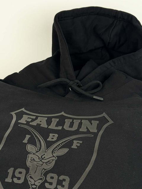 IBF Falun Hoodie - Premium Club Hoodie Black-Grey