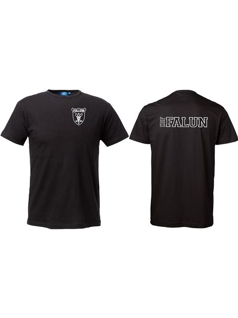 Supporter T-shirt Black/Vit (IBF Falun Supporter) Supporter T-shirt Black/Vit (IBF Falun Supporter)