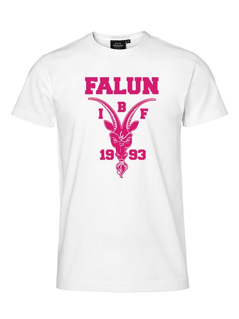 Supporter T-shirt Vit/Rosa (IBF Falun Supporter) Supporter T-shirt Vit/Rosa (IBF Falun Supporter)
