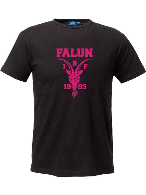 IBF Falun Supporter t-shirt, Black/Rosa IBF Falun Supporter t-shirt, Black/Rosa