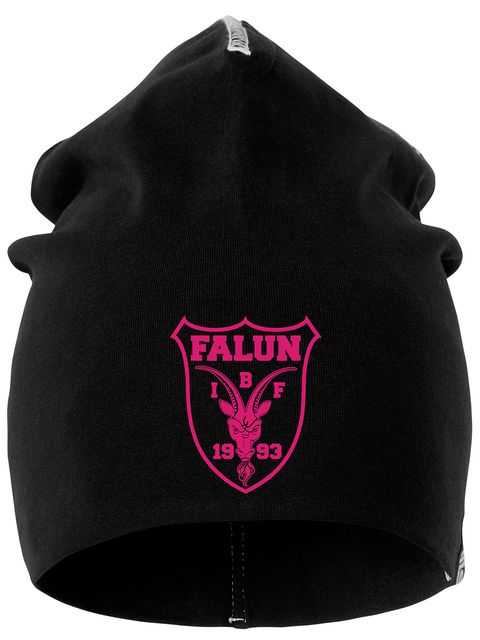 IBF Falun Beanie, Black/Rosa liten logo IBF Falun Beanie, Black/Rosa liten logo