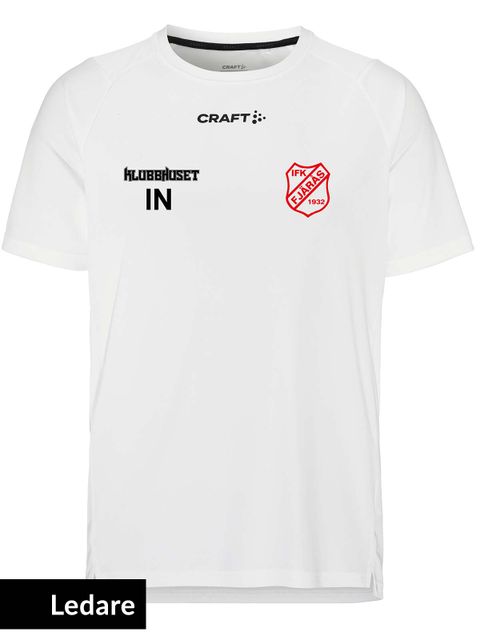 Craft T-shirt RUSH 2.0, Vit - Ledare (IFK Fjärås)