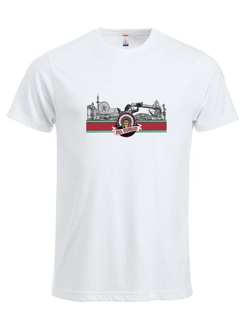 T-shirt - GBG siluett, Vit (Goa Gubbar Supportershop)