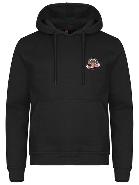 Hoodtröja - Liten hövding, Svart (Goa Gubbar Supportershop)