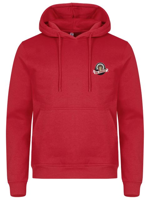 Hoodtröja - Liten hövding, Röd (Goa Gubbar Supportershop)