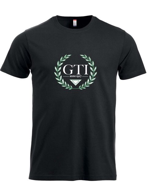 T-shirt - stor logga, Svart (GTIs Gymnasieskola)