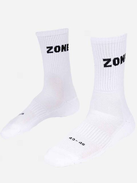 Zone Sock CLUB Low, White (Hultsberg IBF)