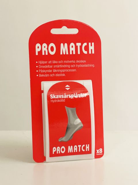 Pro Match Skavsårsplåster 8-pack