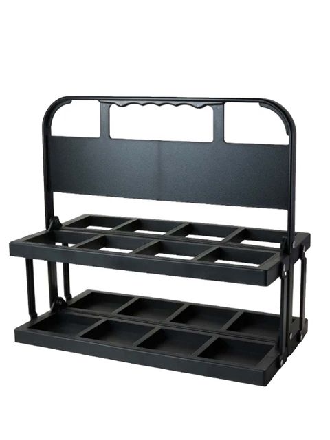 Pro Match Bottle Rack - for 8 bottles (foldable) Black