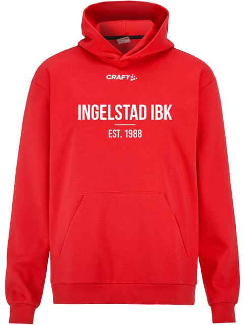 Craft Hoodie COMMUNITY 2.0, Red - Supporter (Ingelstad IBK)