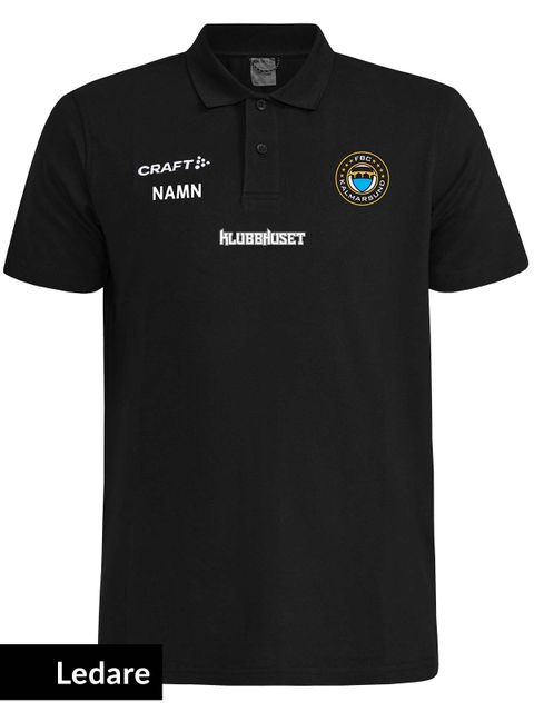 Craft Polo COMMUNITY 2.0, Black - Coach (FBC Kalmarsund)