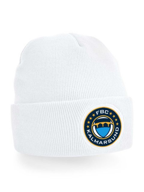 FBC Kalmarsund Patch Beanie - White FBC Kalmarsund Patch Beanie - White