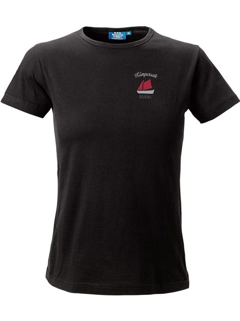 Kämpersvik T-shirt Dam, Black (modell 1)