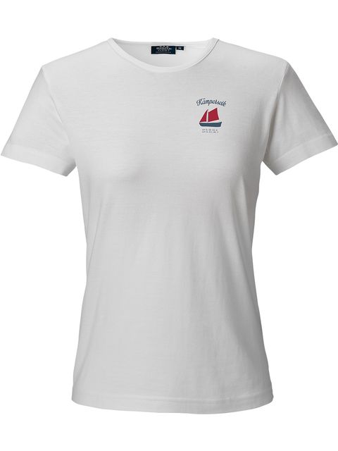 Kämpersvik T-shirt Dam, Vit (modell 1)