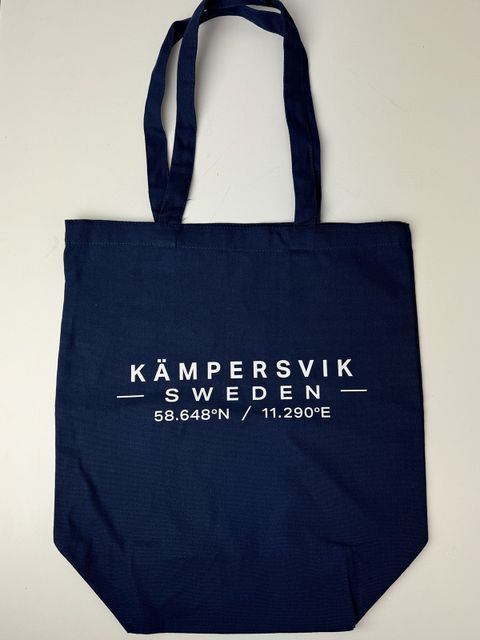 Kämpersvik Textile Bag - Marinblå