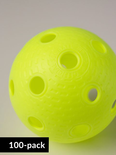 KH Innebandyboll (100-pack) Neon Yellow