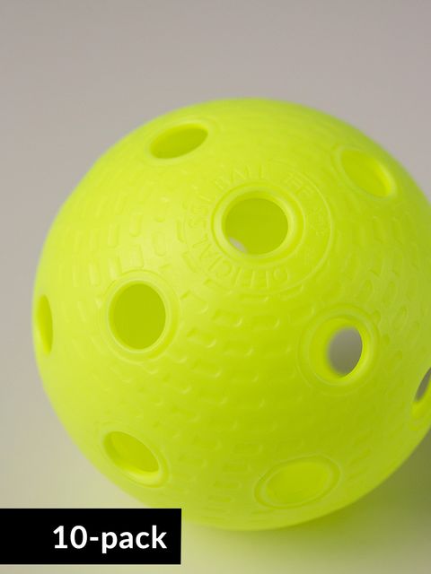 KH Innebandyboll (10-pack) Neon Yellow