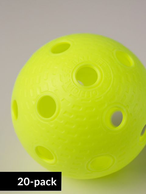 KH Innebandyboll (20-pack) Neon Yellow