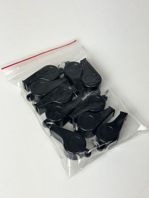 KH Whistle - Large (10-pack) Black