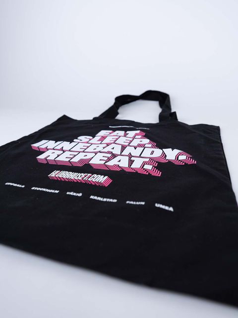 KH Tygkasse EAT SLEEP (Limited) Svart