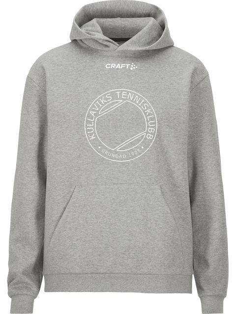 Craft Hoodtröja COMMUNITY 2.0, Grey Melange (Kullaviks Tennisklubb)