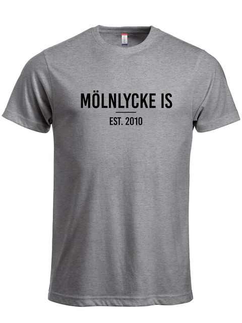 T-shirt - Supporter, Gråmelerad (Mölnlycke IS)