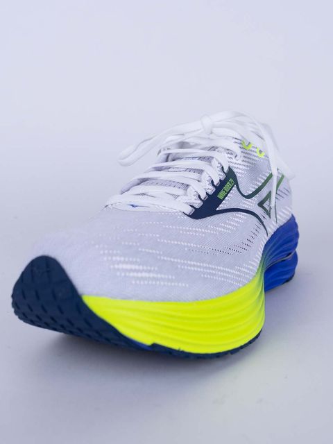 Mizuno Running Shoe WAVE RIDER 29 M (SS26) White-Blue-Yellow
