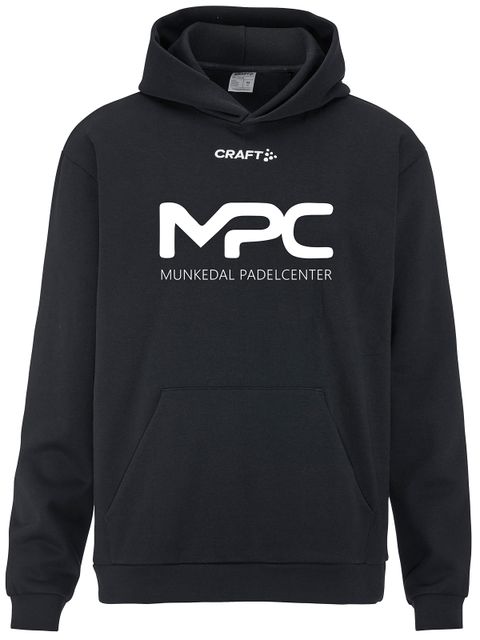 Craft Hoodtröja COMMUNITY 2.0, Black (Munkedal Padel Center)