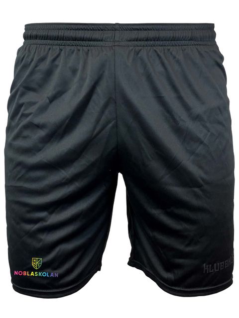 Shorts, Svart #1 (liten logo rainbow) (Noblaskolan)