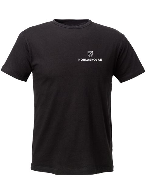 T-shirt Bomull, Svart #3 (Noblaskolan)
