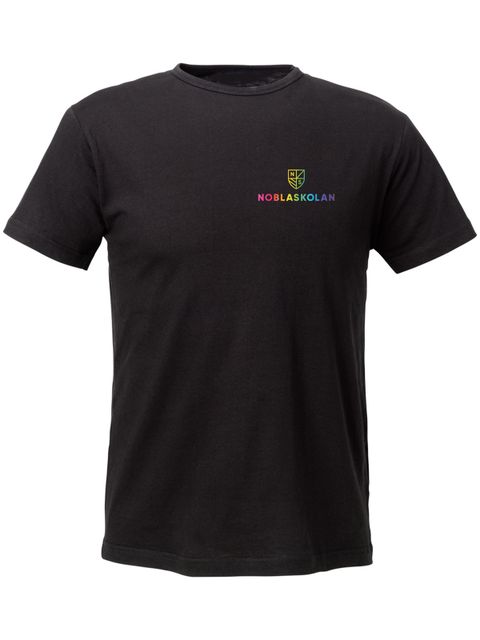 T-shirt Bomull, Svart #2 (Noblaskolan)