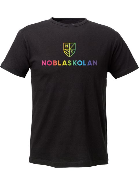 T-shirt Bomull, Svart #1 (Noblaskolan)