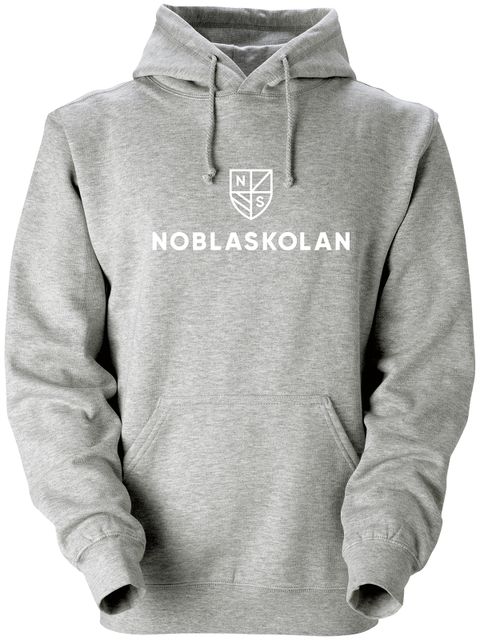 Hoodtröja, Grå #2 (Noblaskolan)