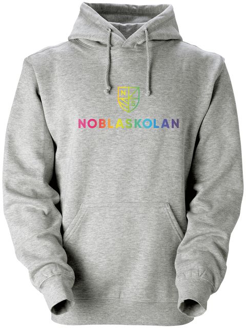 Hoodtröja, Grå #1 (Noblaskolan)