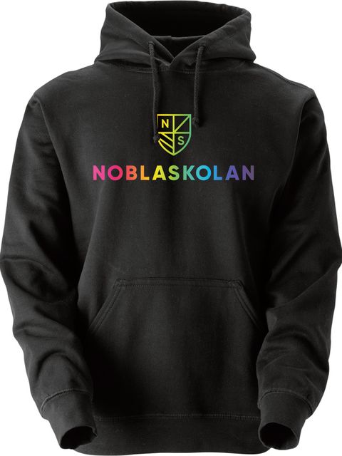 Hoodtröja, Svart #1 (Noblaskolan)