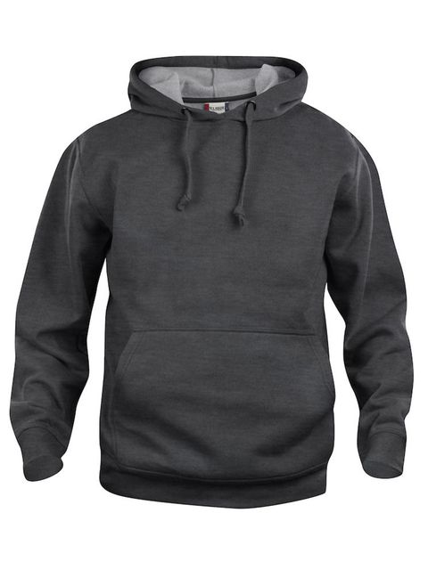 Clique Hoodtröja Basic Clique Hoodtröja Basic Antracitmelerad