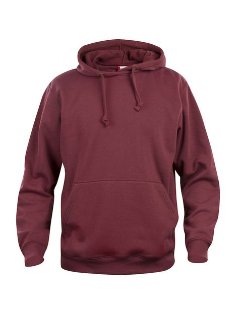 Clique Hoodtröja Basic Clique Hoodtröja Basic Bordeaux