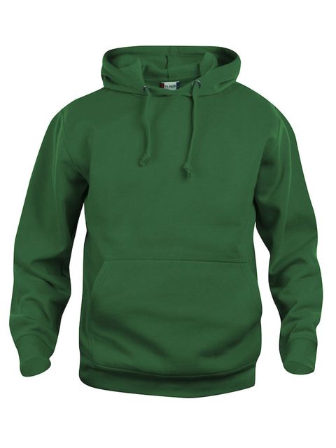 Clique Hoodtröja Basic Clique Hoodtröja Basic Buteljgrön