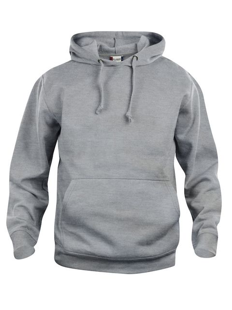 Clique Hoodtröja Basic Clique Hoodtröja Basic Grey Melange